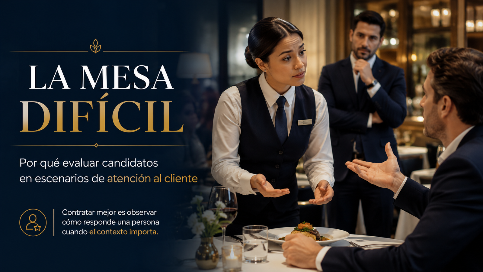 Escenarios de atención al cliente para evaluar cómo responde un candidato ante situaciones reales del puesto